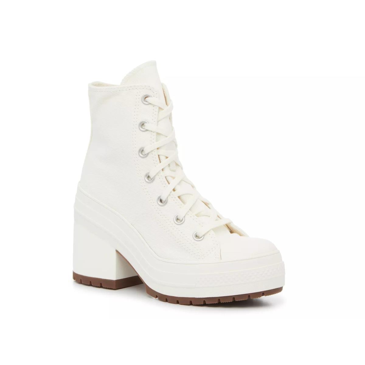 Woman`s Fashion Sneakers Converse Chuck 70 De Luxe Heel Sneaker Off White
