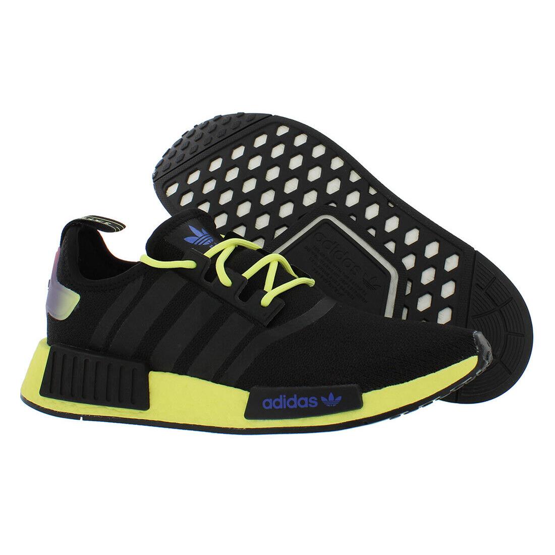 Adidas NMD_R1 Mens Shoes Size 9.5 Color: Core Black/pulse Yellow/sonic Ink - Core Black/Pulse Yellow/Sonic Ink, Main: Black