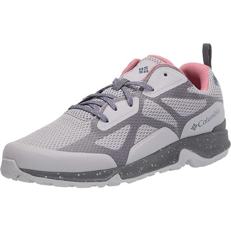 Columbia Women`s Vitesse Outdry Hiking Shoe Grey Ice Canyon Rose-size 8