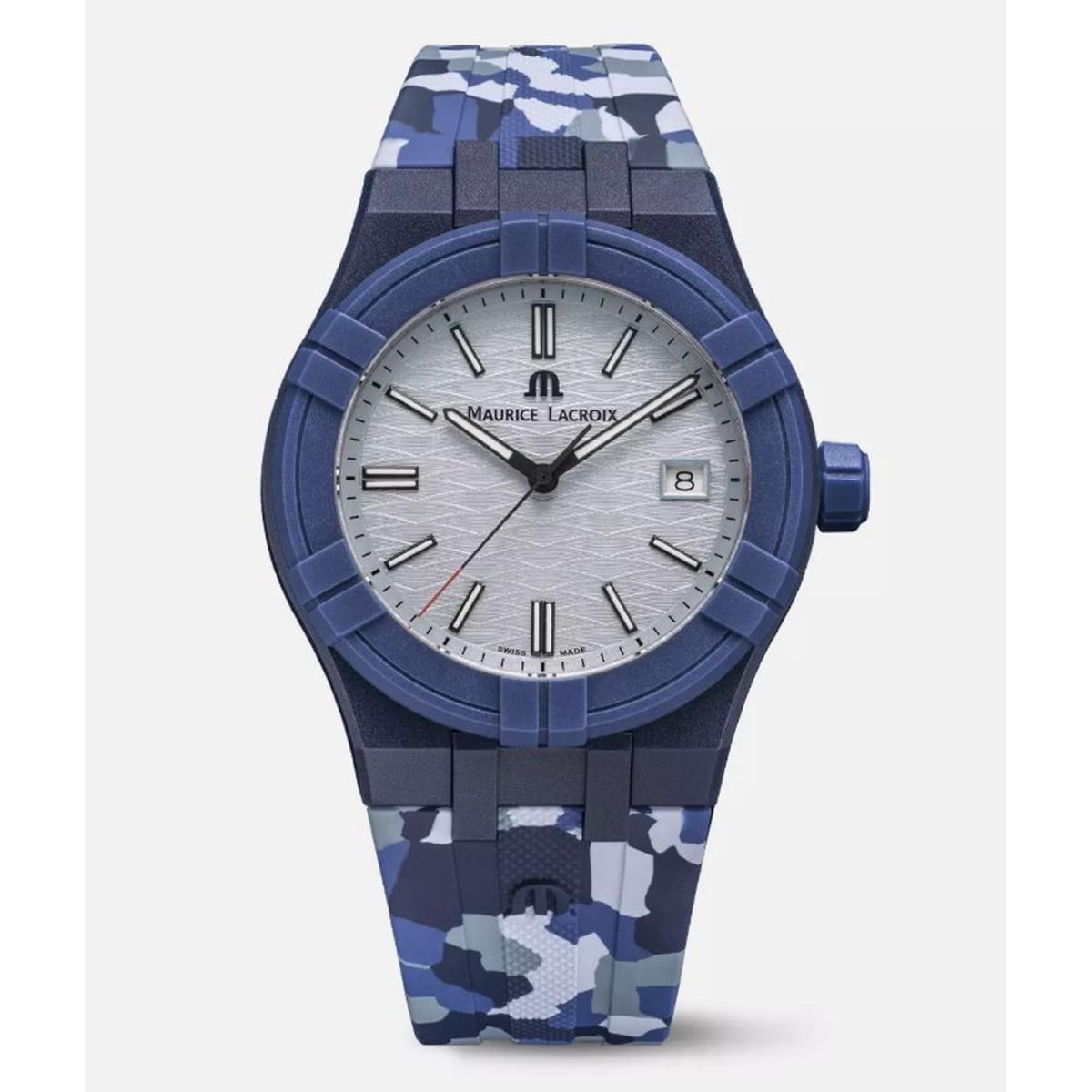 AI2008-B88AZ-000-0 Men`s Aikon Tide Light Blue Dial Quartz by Maurice Lacroix