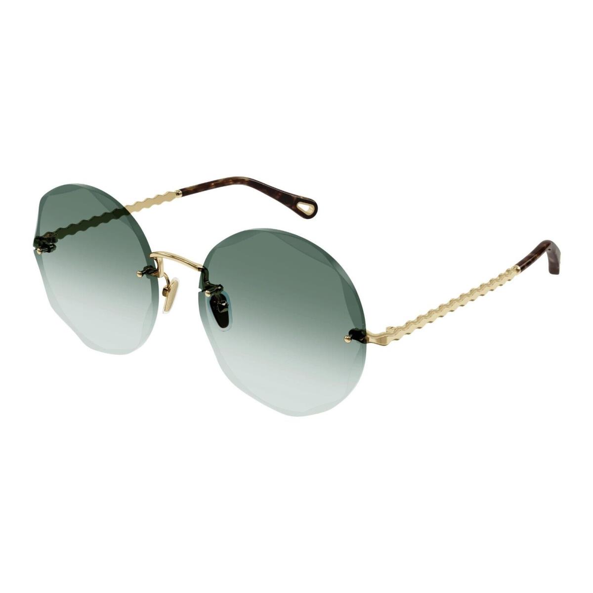 Chlo CH0254S Gold/green Shaded 003 Sunglasses by Chloé