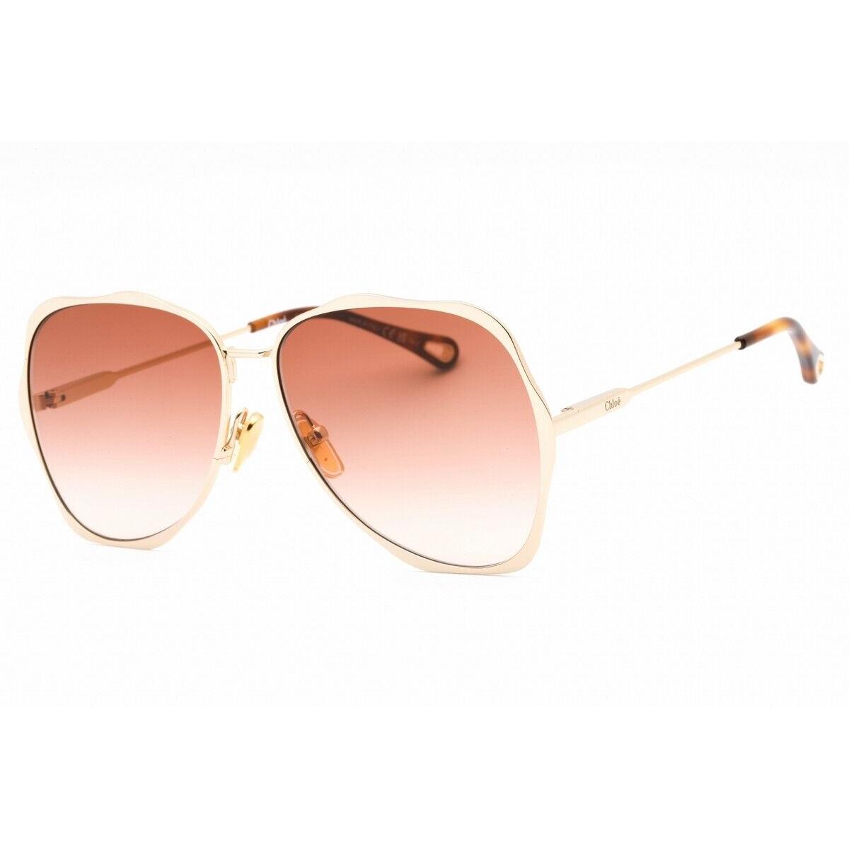 Chloe CH0183S-003-60 Sunglasses Size 60mm 140mm 14mm Gold Women by Chloé