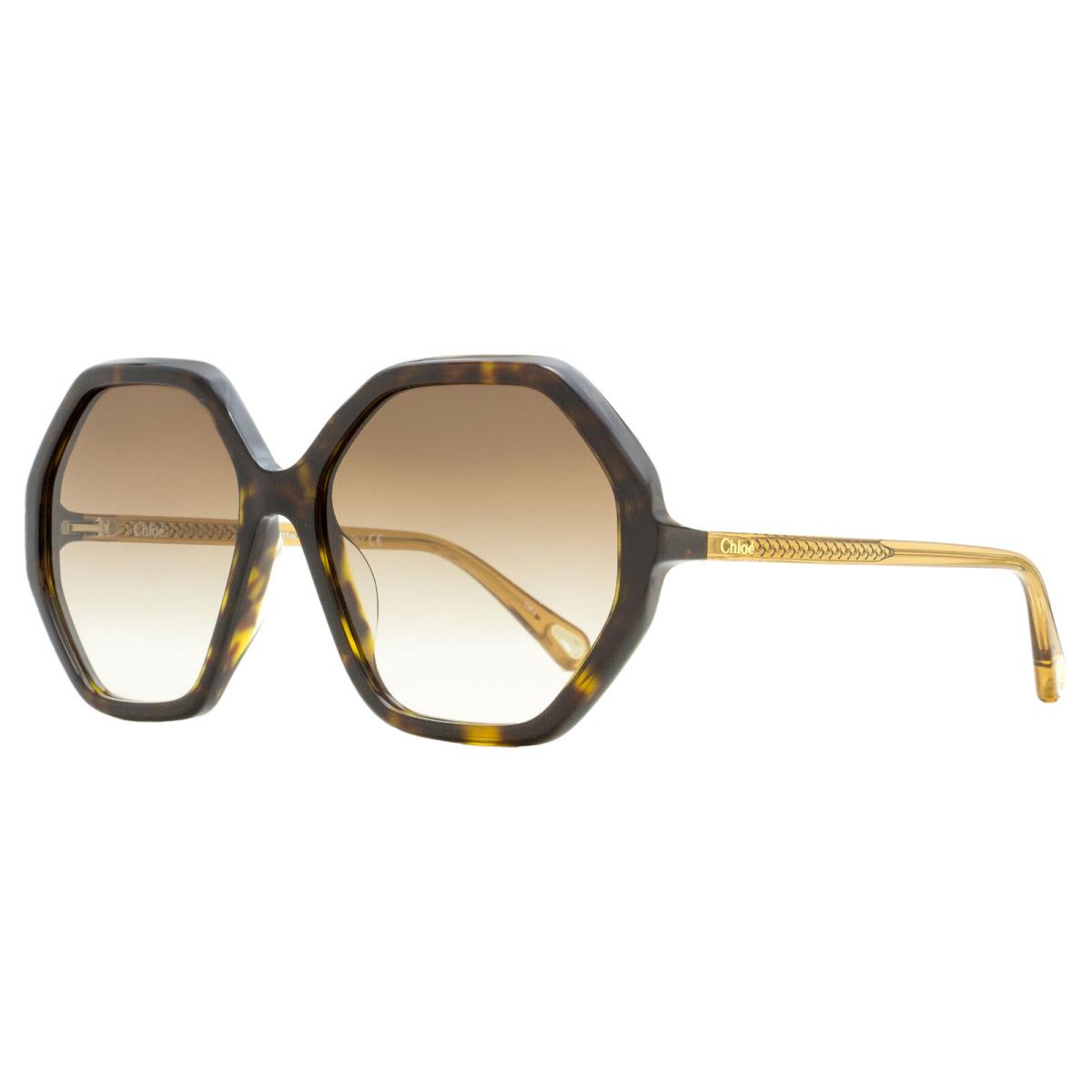 Chloe Esther Sunglasses CH0008SA 004 Havana/brown 58mm 8 by Chloé