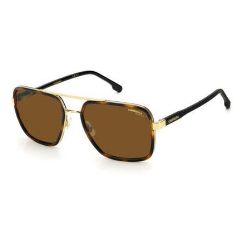 Carrera 256/S 0J5G 70 Havana Gold / Brown 58mm Sunglasses DA