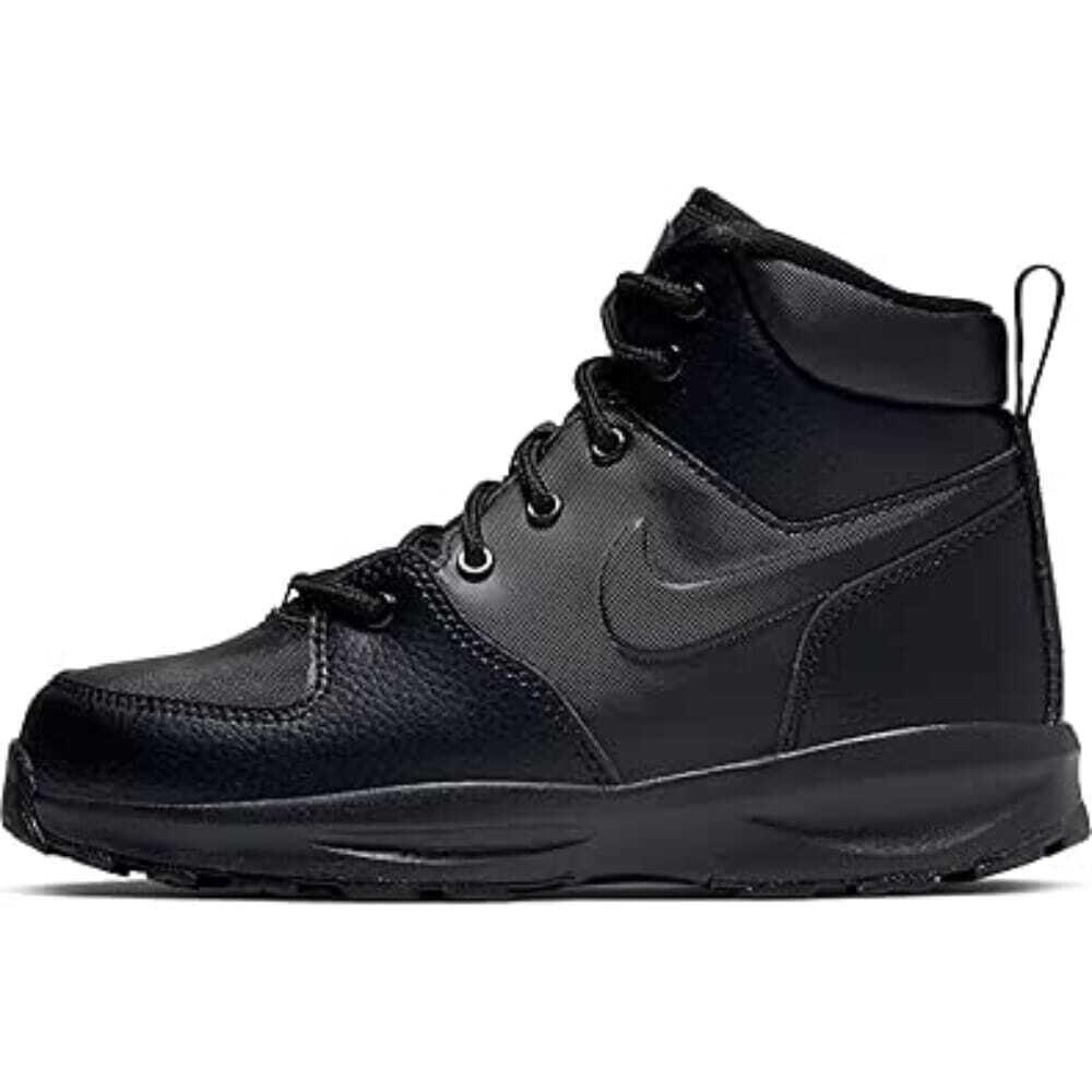 Nike Manoa Leather Black/black-black BQ5373-001 Pre-school Size 11Y Medium - Multicolor