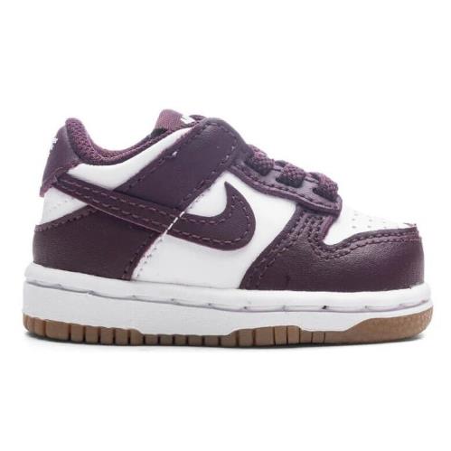 Toddler`s Nike Dunk Low Bte White/burgundy Crush HJ9285 100 - 5 - White/Burgundy Crush