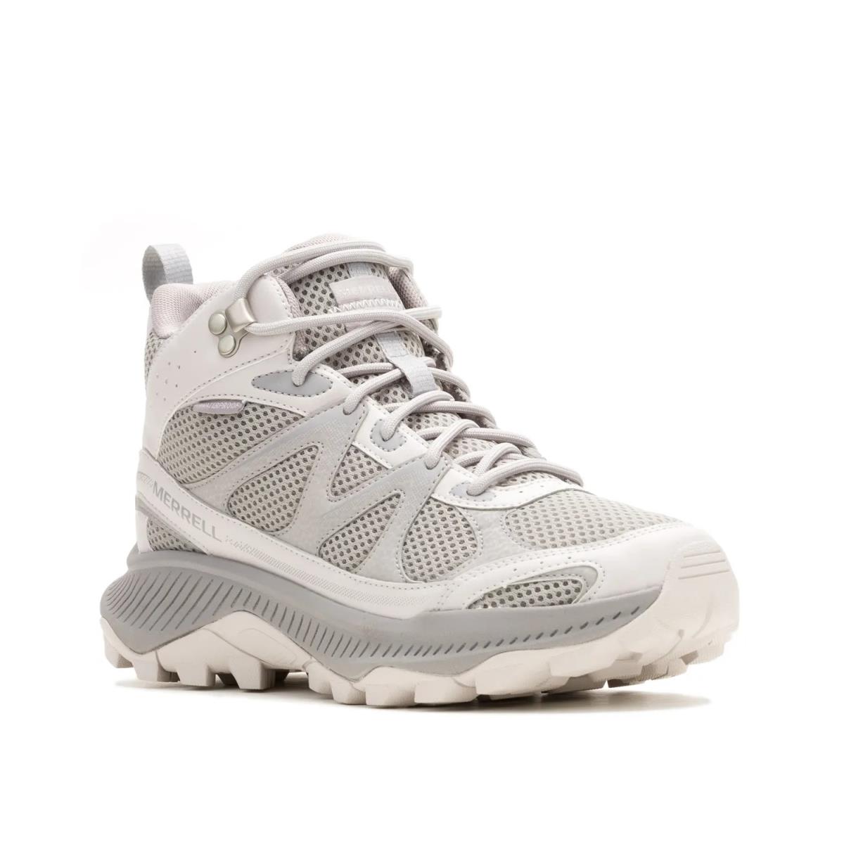 Woman`s Boots Merrell Tempo Exp Waterproof Hiking Boot Grey