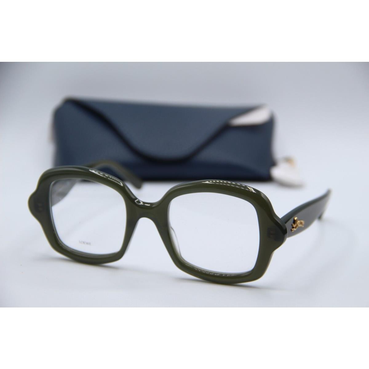 Loewe LW50066I 096 Green Gold Eyeglasses W/case 49-22