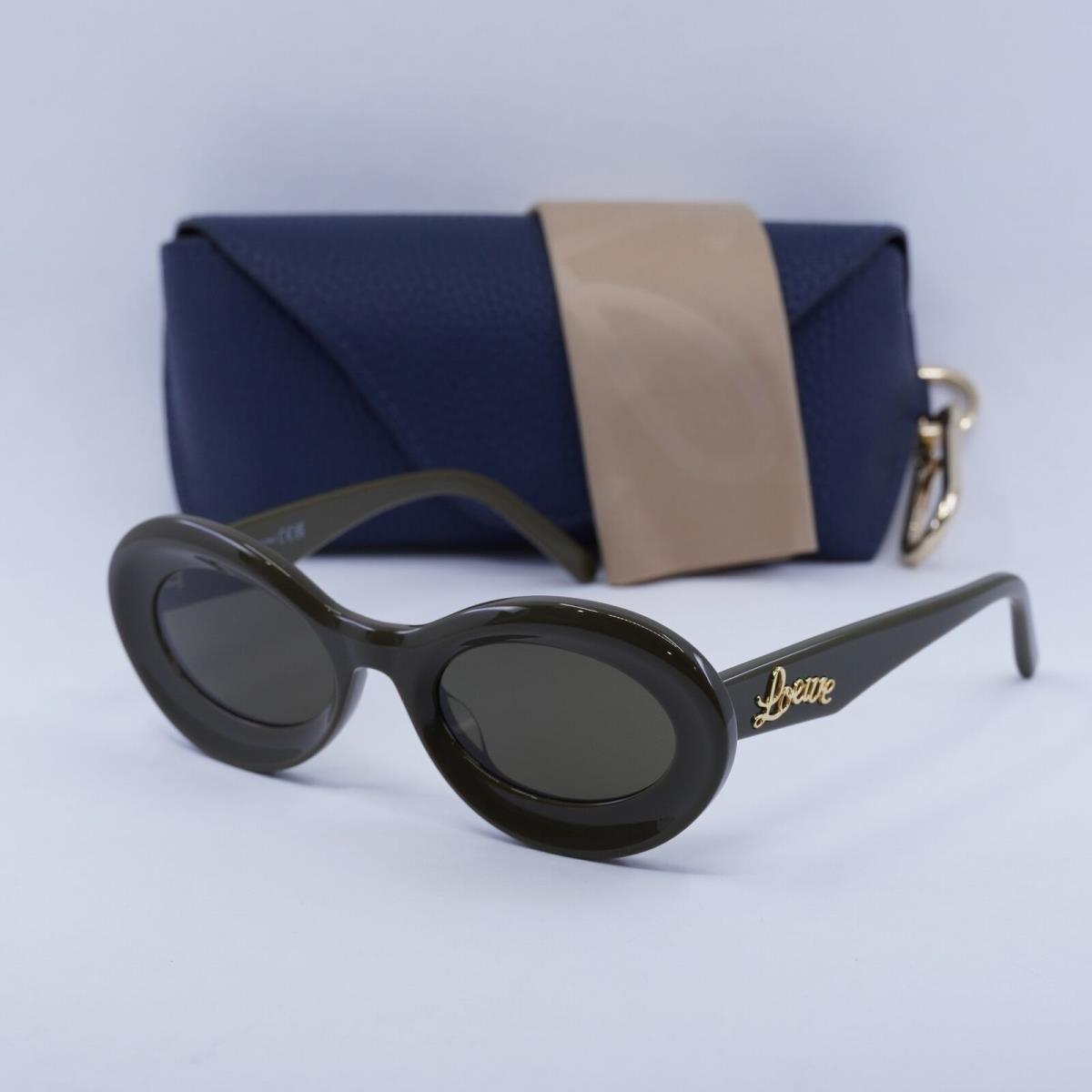 Loewe LW40110U 96E Khaky/dark Brown 50-22-140 Sunglasses