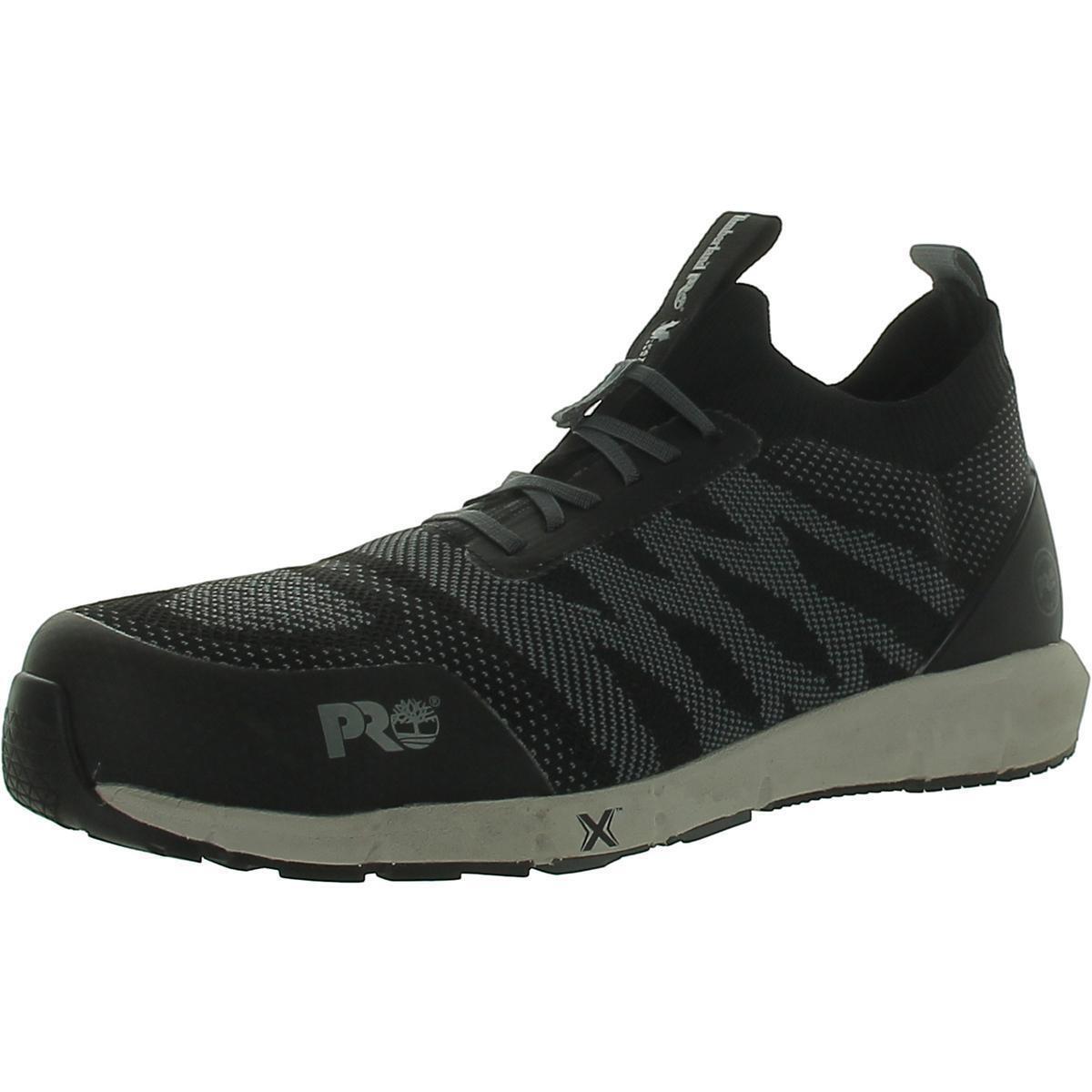 Timberland Mens Radius Knit Black Work Safety Shoes Sneakers 15 Wide Bhfo 5949