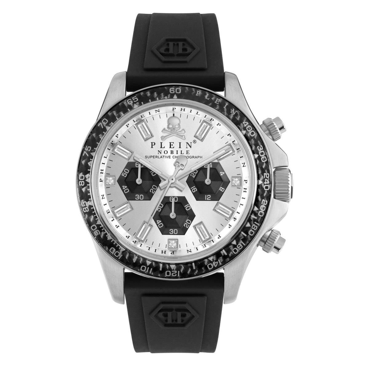 Mens Stainless Steel 43mm Strap Fashion Watch by Philipp Plein