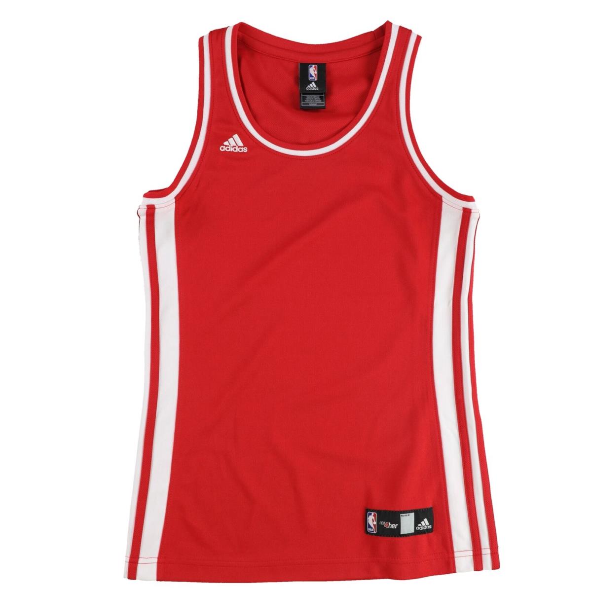 Adidas Womens Blank Nba Jersey Red Small