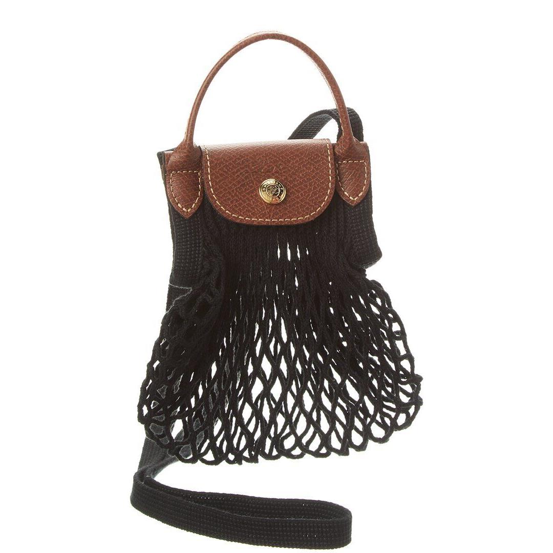 Longchamp Le Pliage Filet Xs Mesh Bag Women`s Black