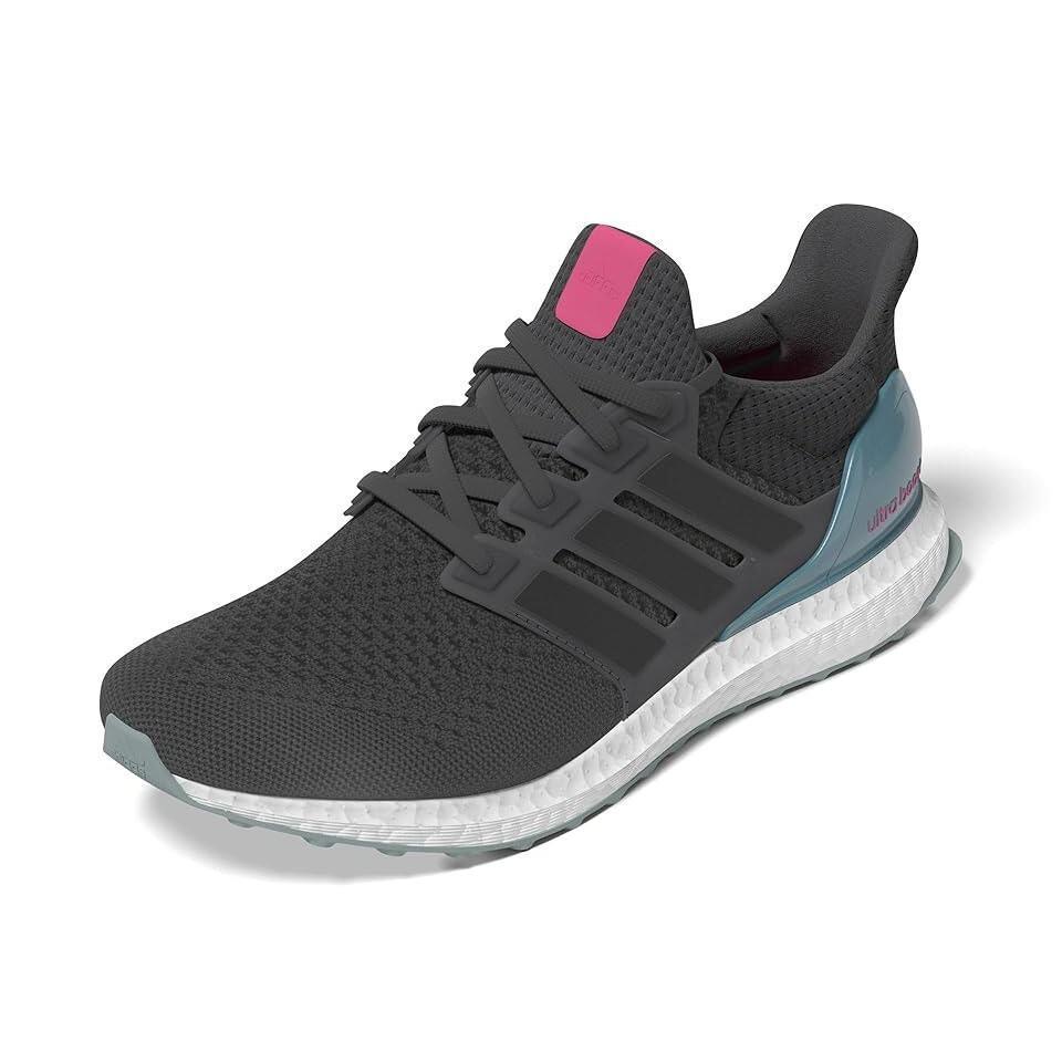 Adidas Women`s Ultraboost 1.0 Shoe Sneaker Grey/pink Fusion-size 10 - Gray