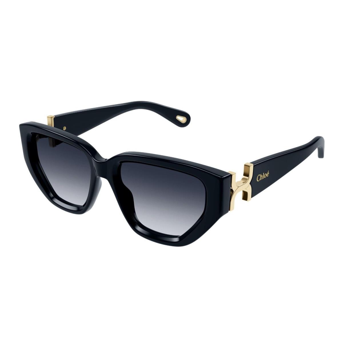 Chlo CH0235S Blue with Gold/blue Shaded 003 Sunglasses by Chloé