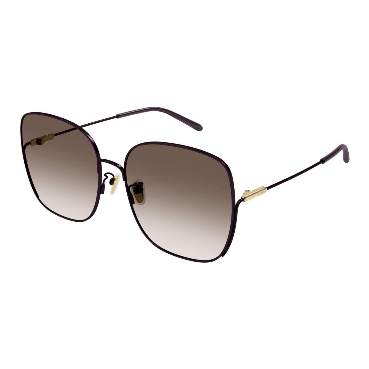 Chlo CH0170SA Burgundy/brown Shaded 003 Sunglasses by Chloé