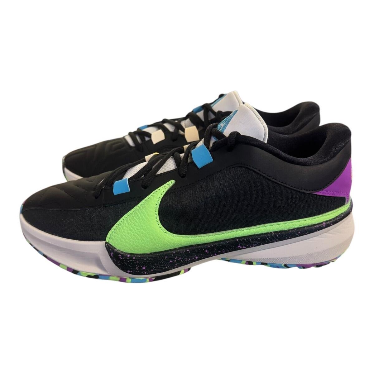 Nike Men`s Zoom Freak 5 Black/phantom Fuchsia Dream Running Shoes DX4985-002 - Black