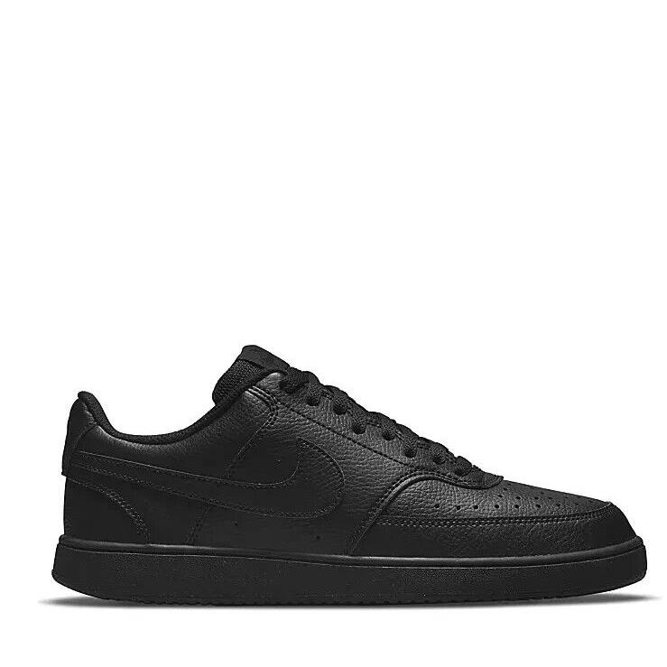 Nike Court Vision Low Men`s Sneakers Nike Court Vision Low Sneaker Black - Black