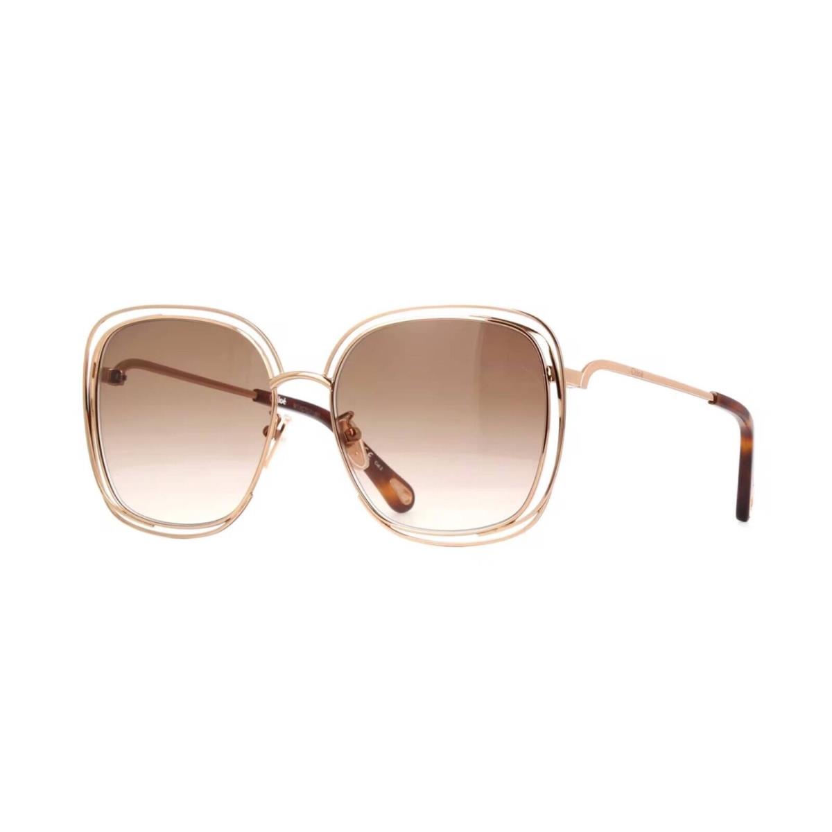 Chlo CH0077SK Gold/brown Shaded 002 Sunglasses by Chloé