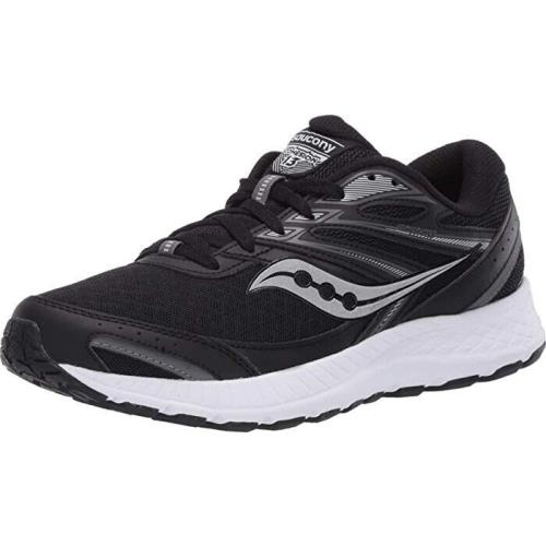 Saucony Z7430 Women`s Black Cohesion 13 Running Shoe Size 7.5W - Black