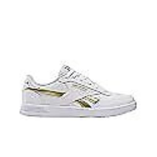 Reebok Women`s Court Advance Sneaker White/white/gold 10.5 - WHITE/WHITE/GOLD