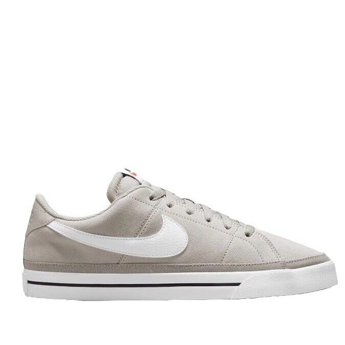 Size 11-Nike Court Legacy Suede Mens Shoes Grey/white - GREY