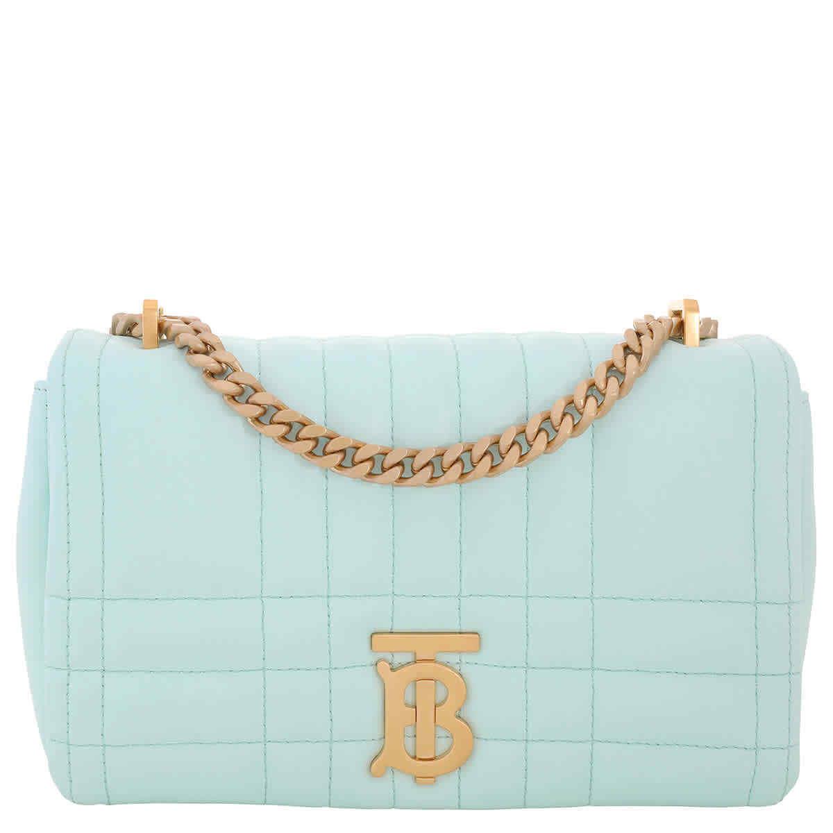 Burberry Cool Mint Quilted Small Lola Bag 8070495