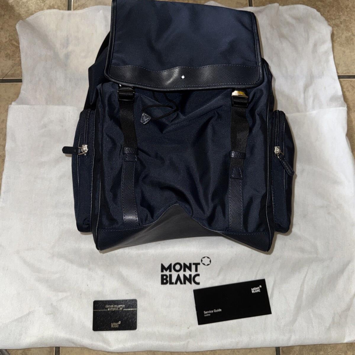 Blue Montblanc Backpack Rare