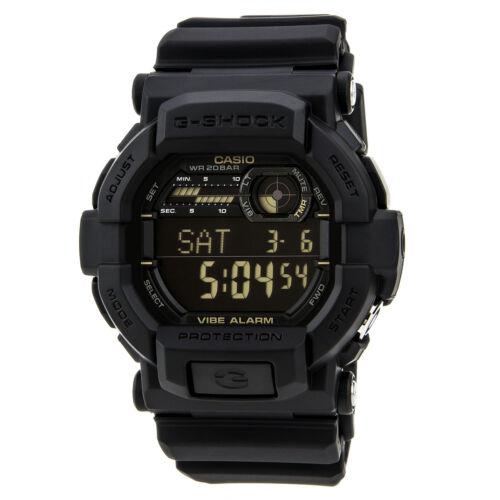 Casio GD350-1B Men`s G-shock Black Digital Dial World Time Vibration Alarm Watch