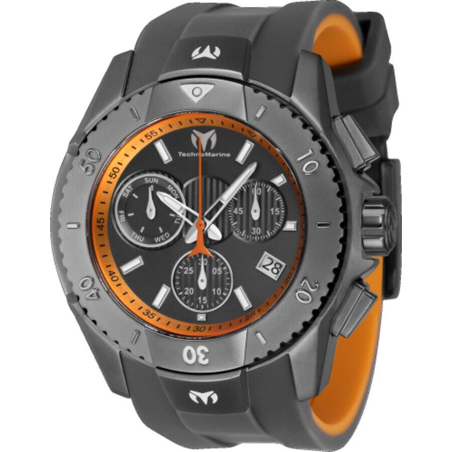 Technomarine UF6 Chronograph Quartz Gunmetal Dial Men`s Watch TM-621032