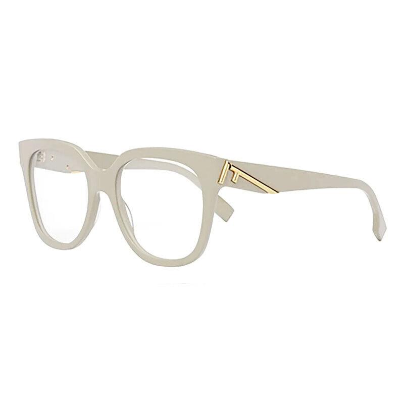 Fendi FE50064F 025 Pale Silver 57mm Eyeglasses DA