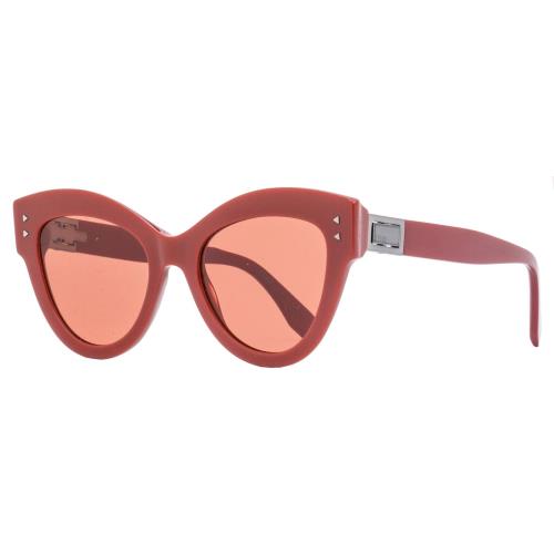 Fendi Cat Eye Sunglasses FF0266S C9AU1 Maroon 52mm 266