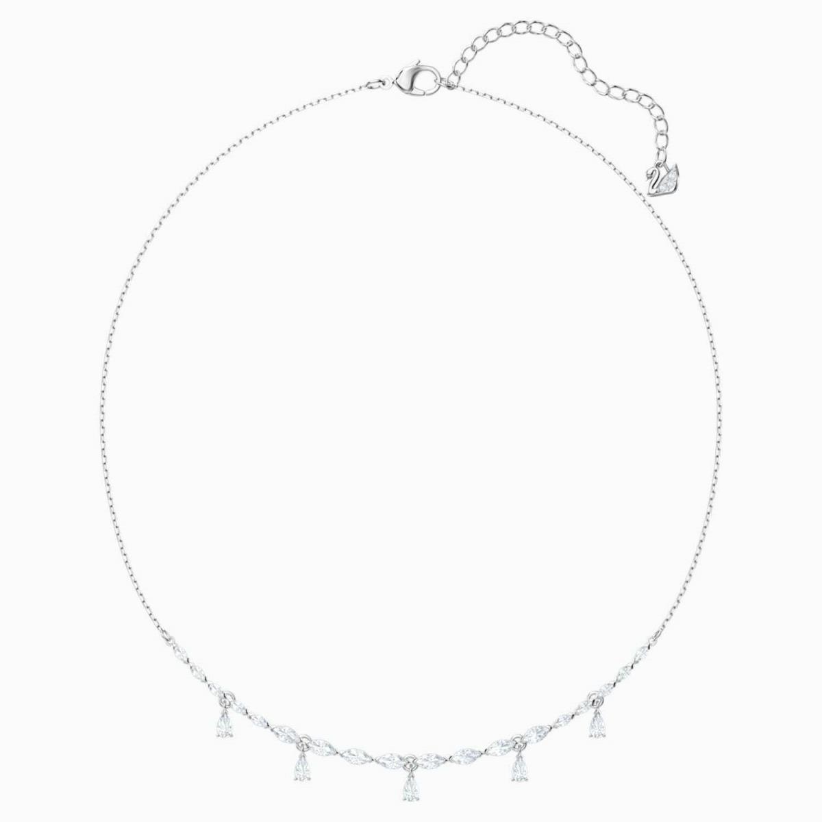 Swarovski Crystal Jewelry Louison Necklace White Rhodium - 5419242