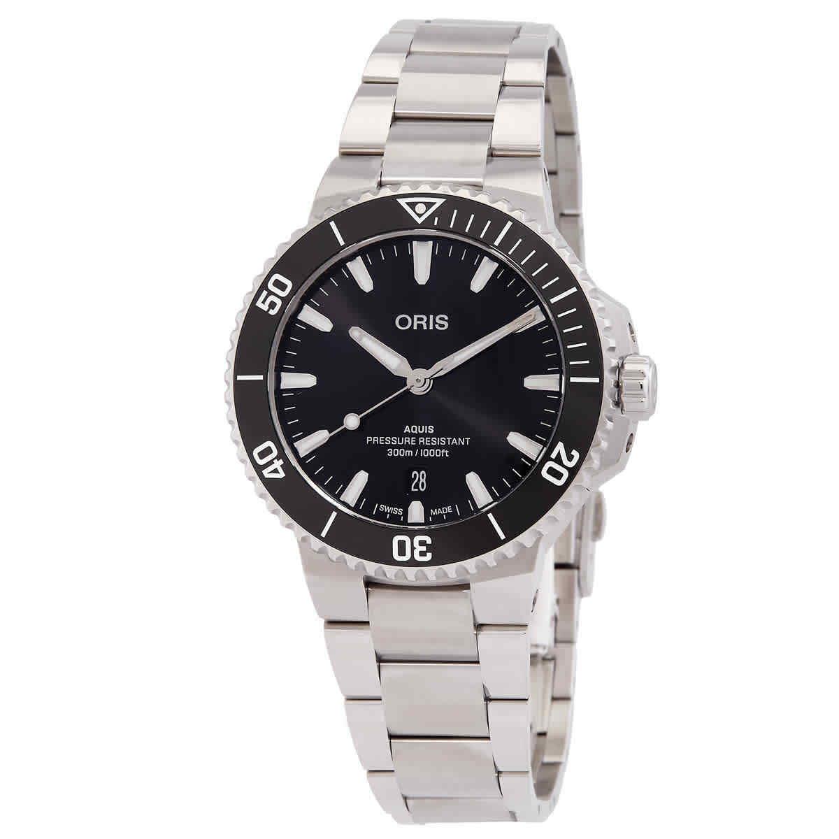 Oris Aquis Date Automatic Black Dial Men`s Watch 01 733 7787 4154-07 8 22 04PEB