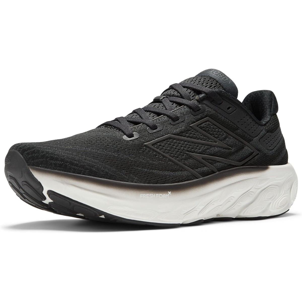 New Balance Z1101 Mens Black Fresh Foam X 1080v13 Running Shoes Size 12 M