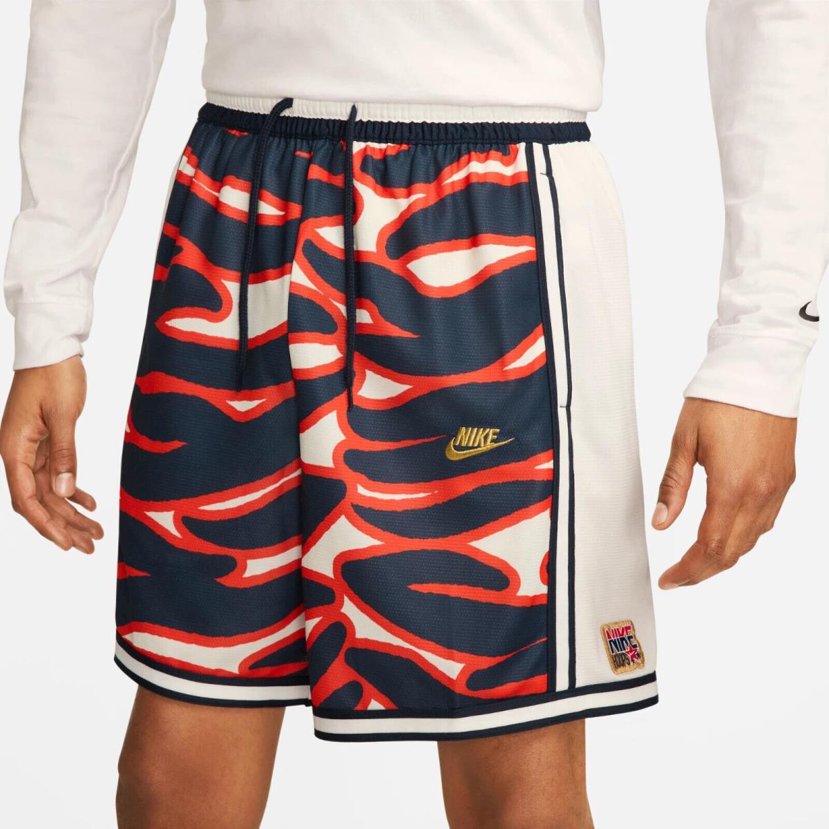Nike Men`s Dri-fit Dna+ Dream Team Basketball Shorts FN1850-121 sz Xxl