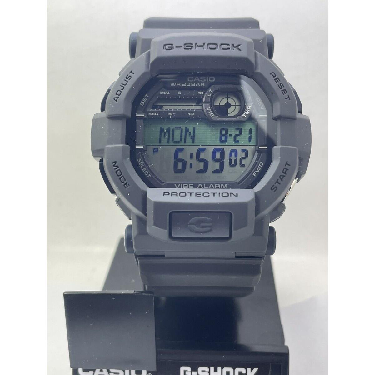 Casio G-shock GD350-8 Men`s Multi-function Digital Gray Strap Watch VIBRATION-R6