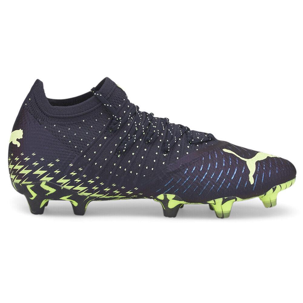 Puma Future 1.4 Firm Groundag Soccer Cleats Womens Blue Sneakers Athletic Shoes