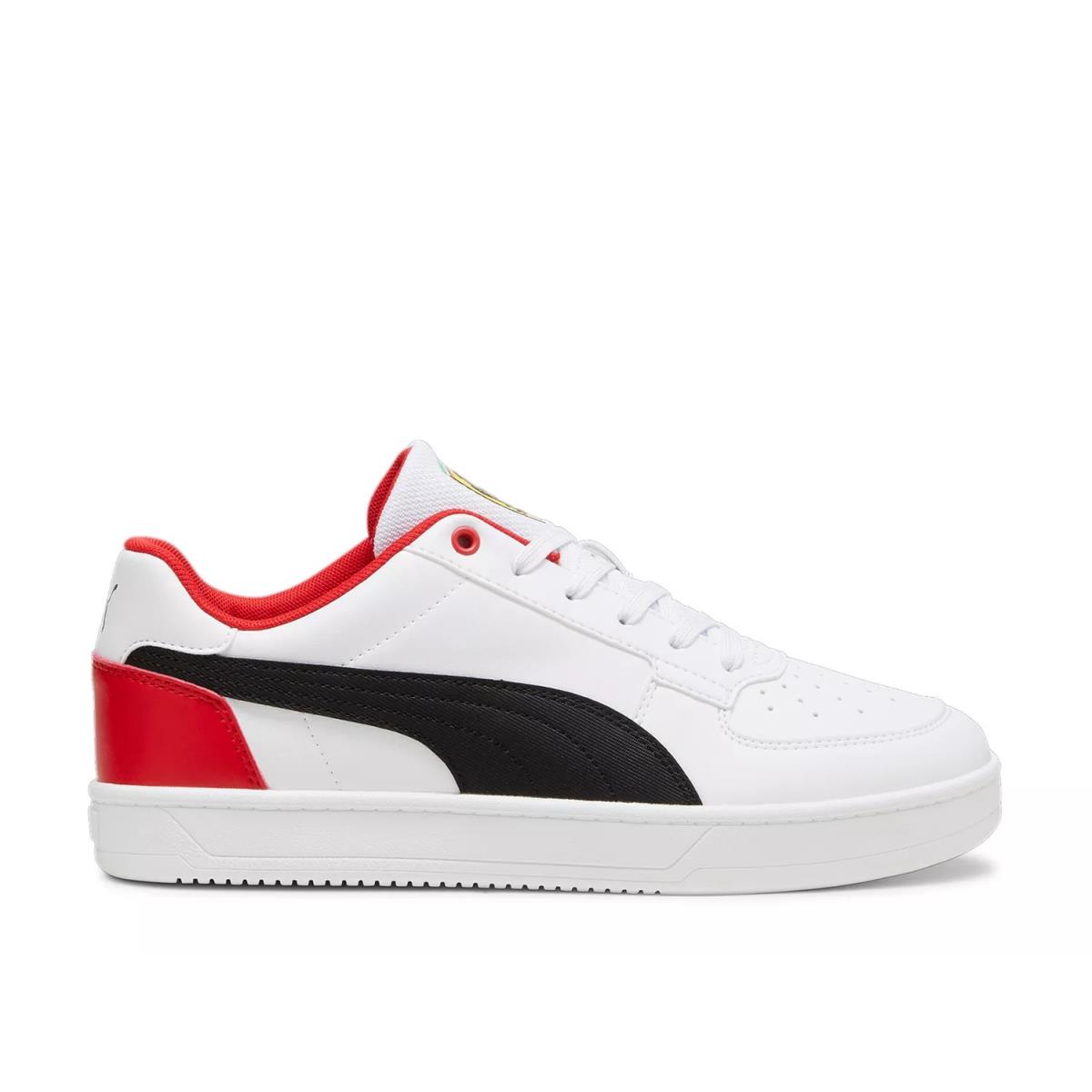 Man`s Fashion Sneakers Puma Ferrari Caven 2.0 Sneaker - White/Red