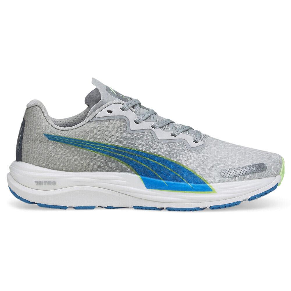Puma Velocity Nitro 2 Wildwash Running Mens Grey Sneakers Athletic Shoes 376263 - Grey