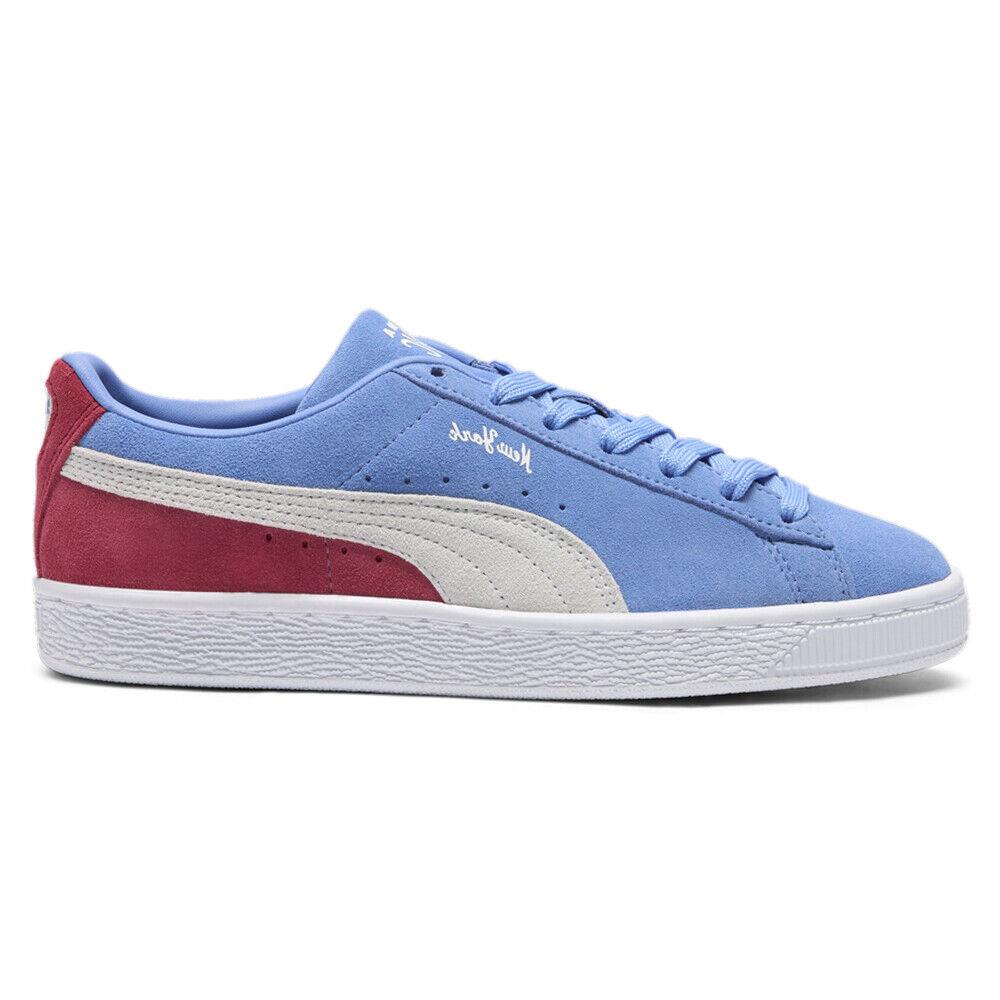 Puma Suede Classic Xxi Flagship Lace Up Womens Blue Sneakers Casual Shoes 38730 - Blue