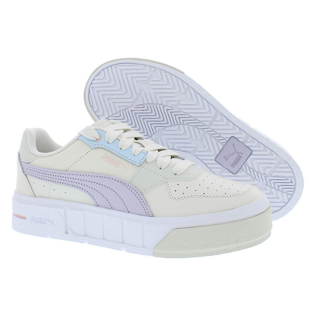 Puma Court Leather Womens Shoes - Marshmallow/Puma White, Main: Off-White