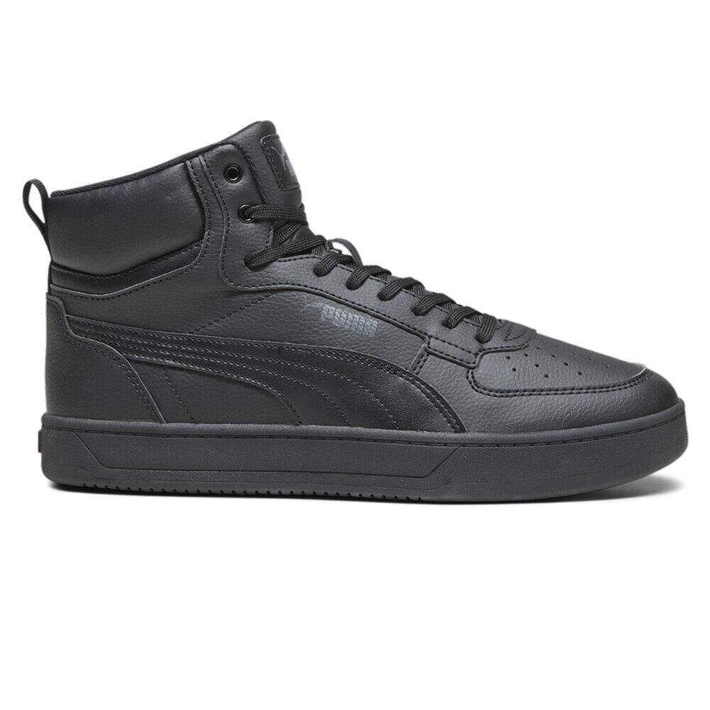 Puma Caven 2.0 High Top Mens Black Sneakers Casual Shoes 39229101 - Black