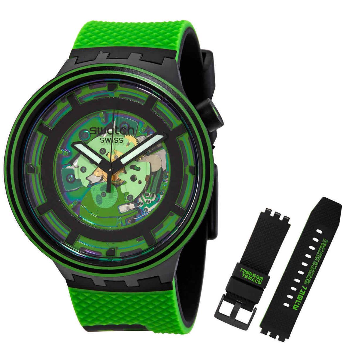 Swatch Big Bold Planets Quartz Men`s Watch SB01B125