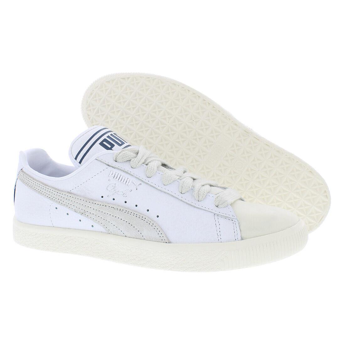 Puma Clyde Q3 Rhuigi Mens Shoes - Pristine/Sedate Gray/Puma White, Main: White