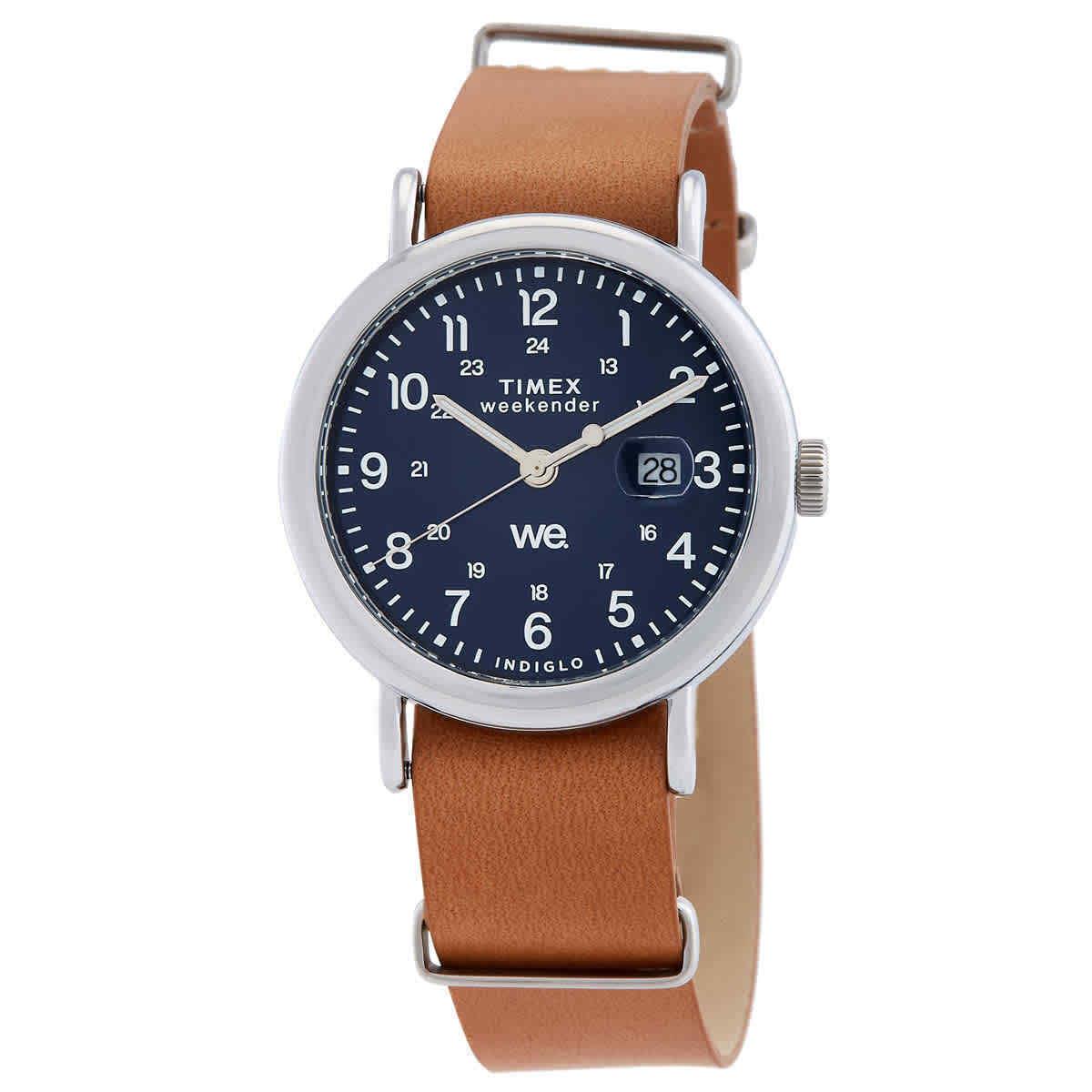 Weekender Quartz Blue Dial Watch TW2W86800 by Timex