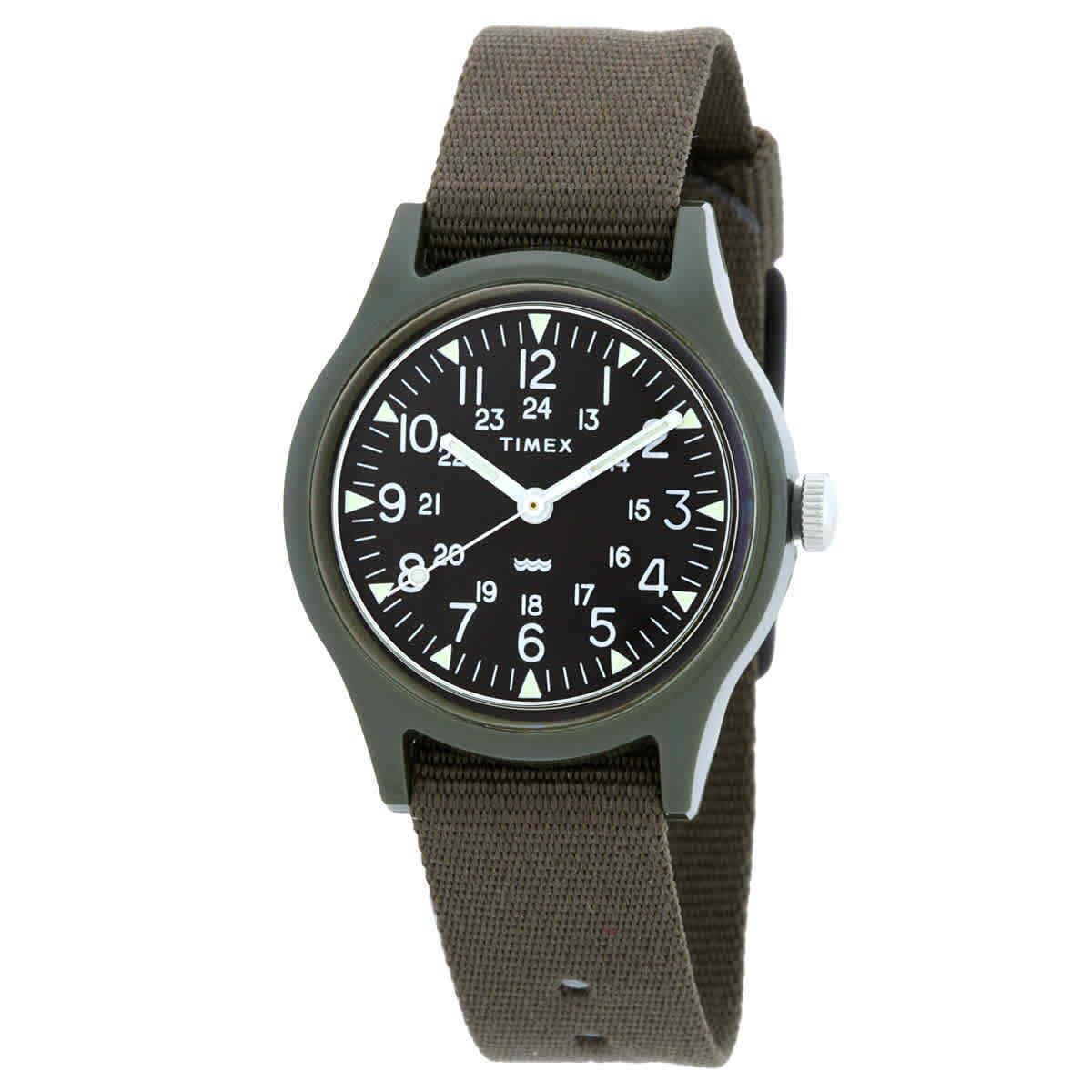 Timex Mk1 Quartz Black Dial Ladies Watch TW2T33700