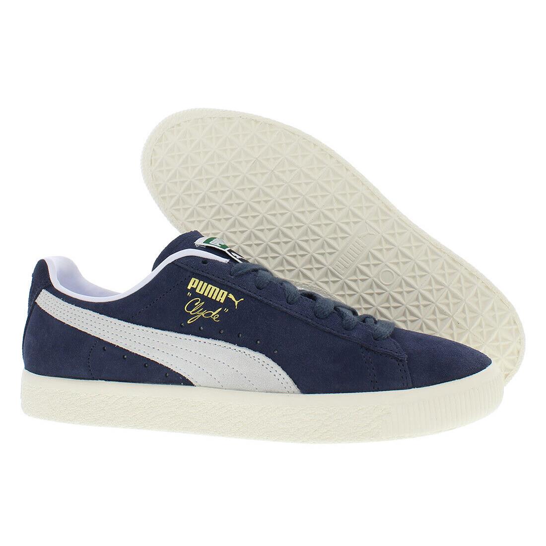 Puma Clyde Og Mens Shoes Size 8 Color: Blue/white - Blue/White, Main: Blue