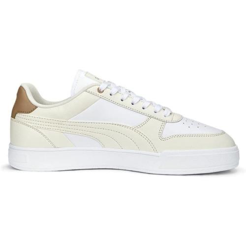 Men`s Puma Caven Dime White/ivory/tan/silver 384953 17 - 11.5 - White/Ivory/Tan/Silver