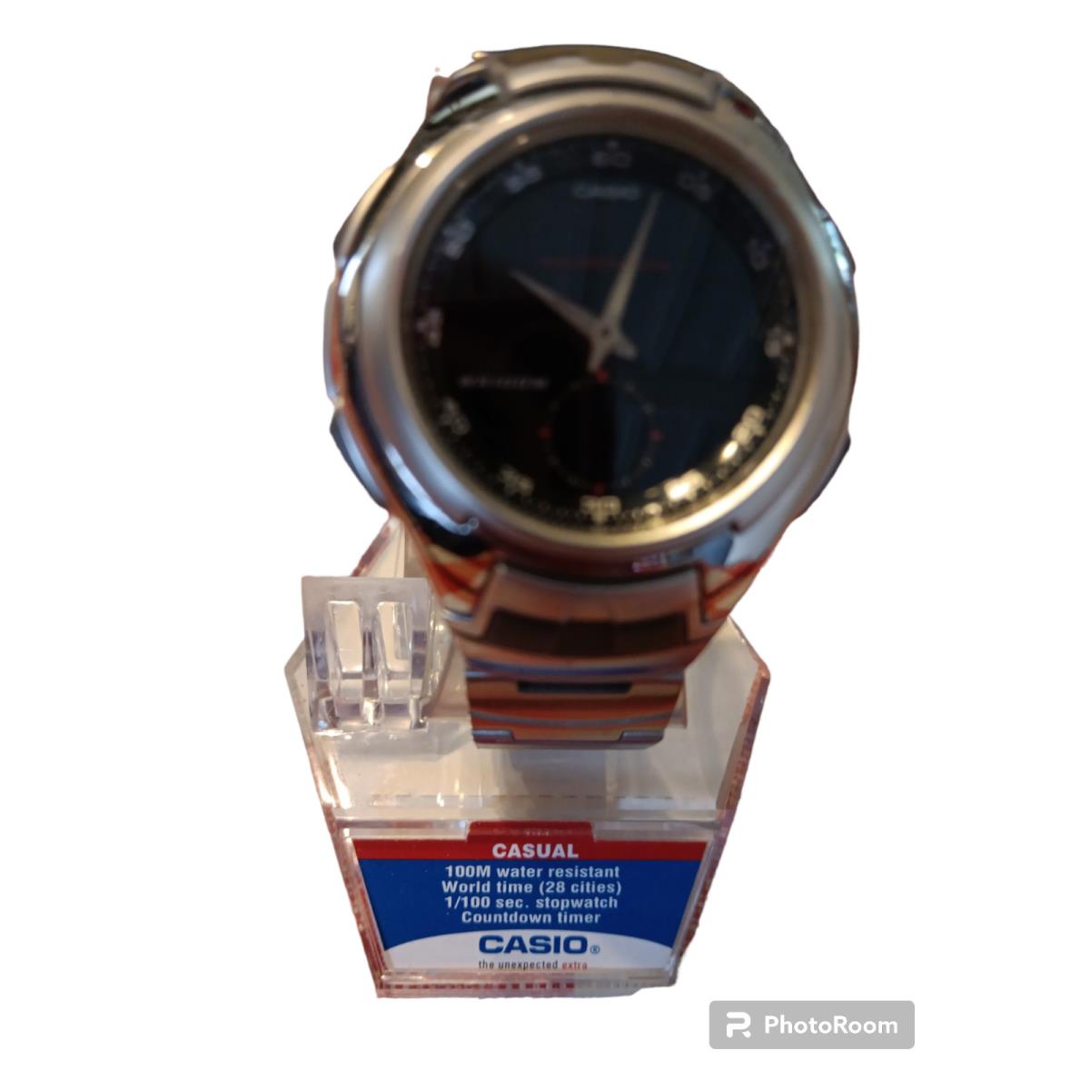 Iluminator Mens Watch 100m World Time by Casio